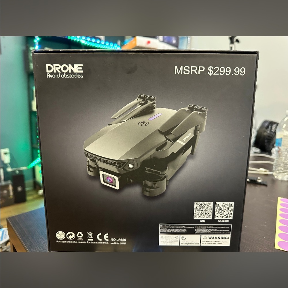 Black Foldable Drone with Camera MSRP $299.99